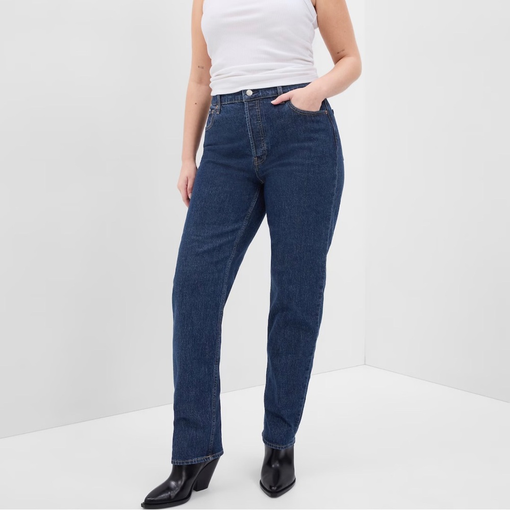 GAP Cheeky Straight High Rise Jeans